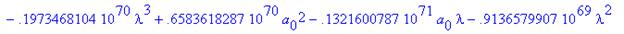 eqns := {a[2] = .5156534608e-10*(4848217243.+.43819...