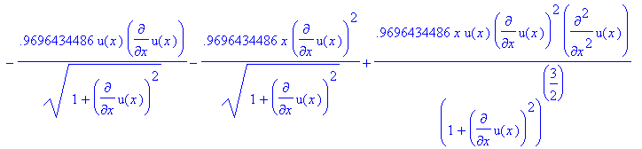 eq4 := -.1134972115*omega^2*x^3+87.63995444*u(x)*x+...