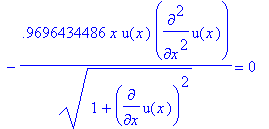 eq4 := -.1134972115*omega^2*x^3+87.63995444*u(x)*x+...