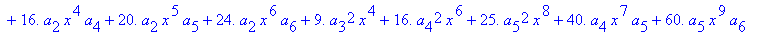 eq7 := -.1000000000e-9*(.2837430288e11*omega^2*x^10...