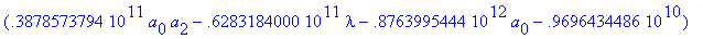 s := .1800000000e-8*(.3878573794e11*a[0]*a[2]-.6283...