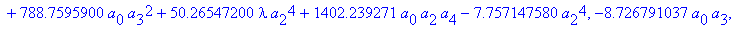 s := .1800000000e-8*(.3878573794e11*a[0]*a[2]-.6283...