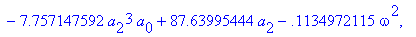 s := .1800000000e-8*(.3878573794e11*a[0]*a[2]-.6283...