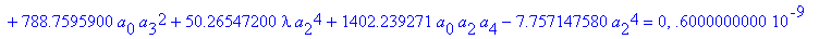 eq9 := {-8.726791037*a[0]*a[3] = 0, -3.878573794*a[...