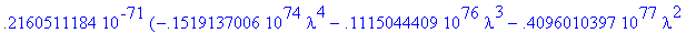 u_a(x) := 2.6250+.1964394137e-10*(.3141592000e11*la...