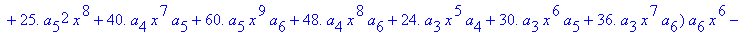 eq7 := -.1000000000e-9*(.2837430288e11*omega^2*x^10...