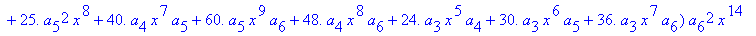 eq7 := -.1000000000e-9*(.2837430288e11*omega^2*x^10...